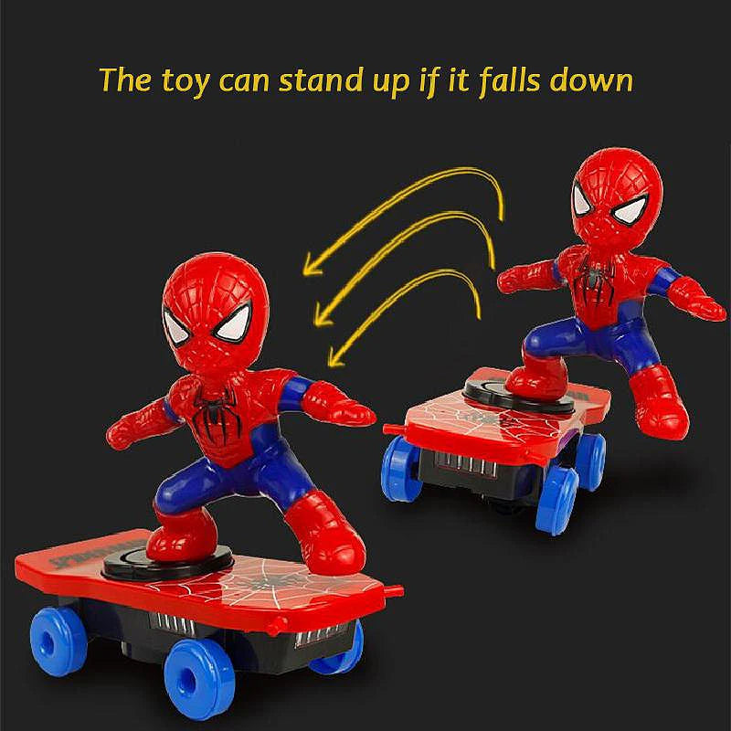 Spider-Man Electric Stunt Scooter & Skateboard