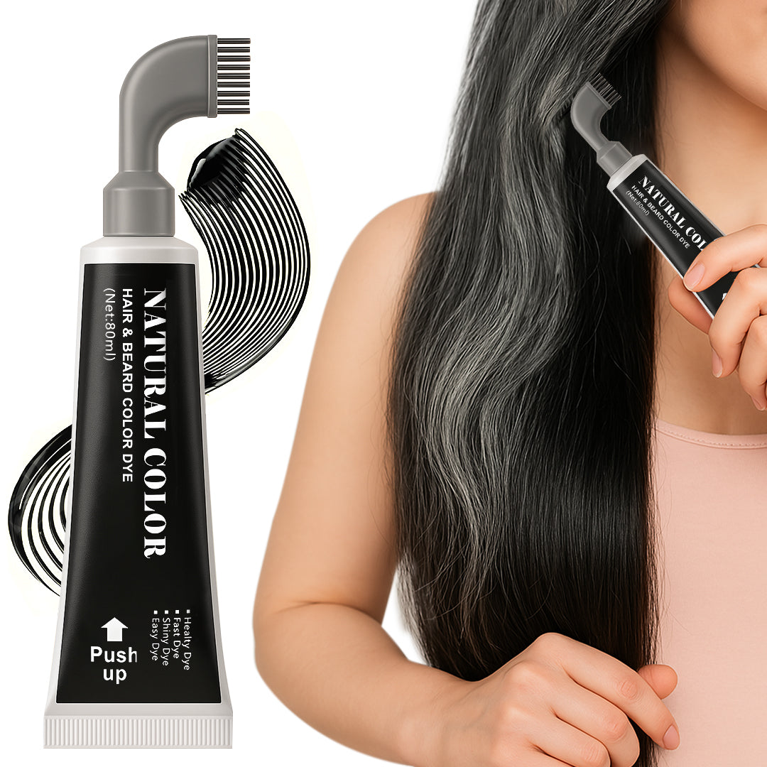 Plant Extract Hair Dye Cream with Comb