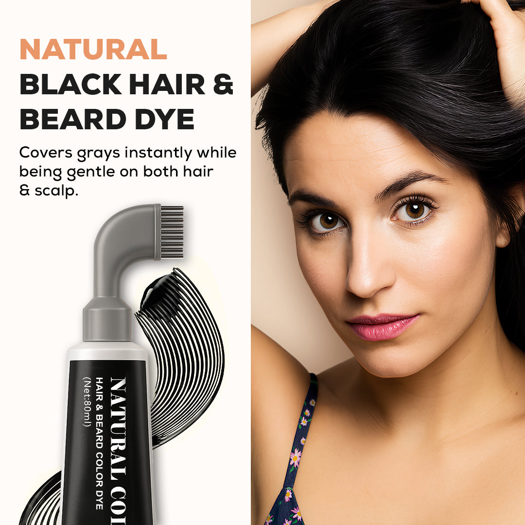 Plant Extract Hair Dye Cream with Comb
