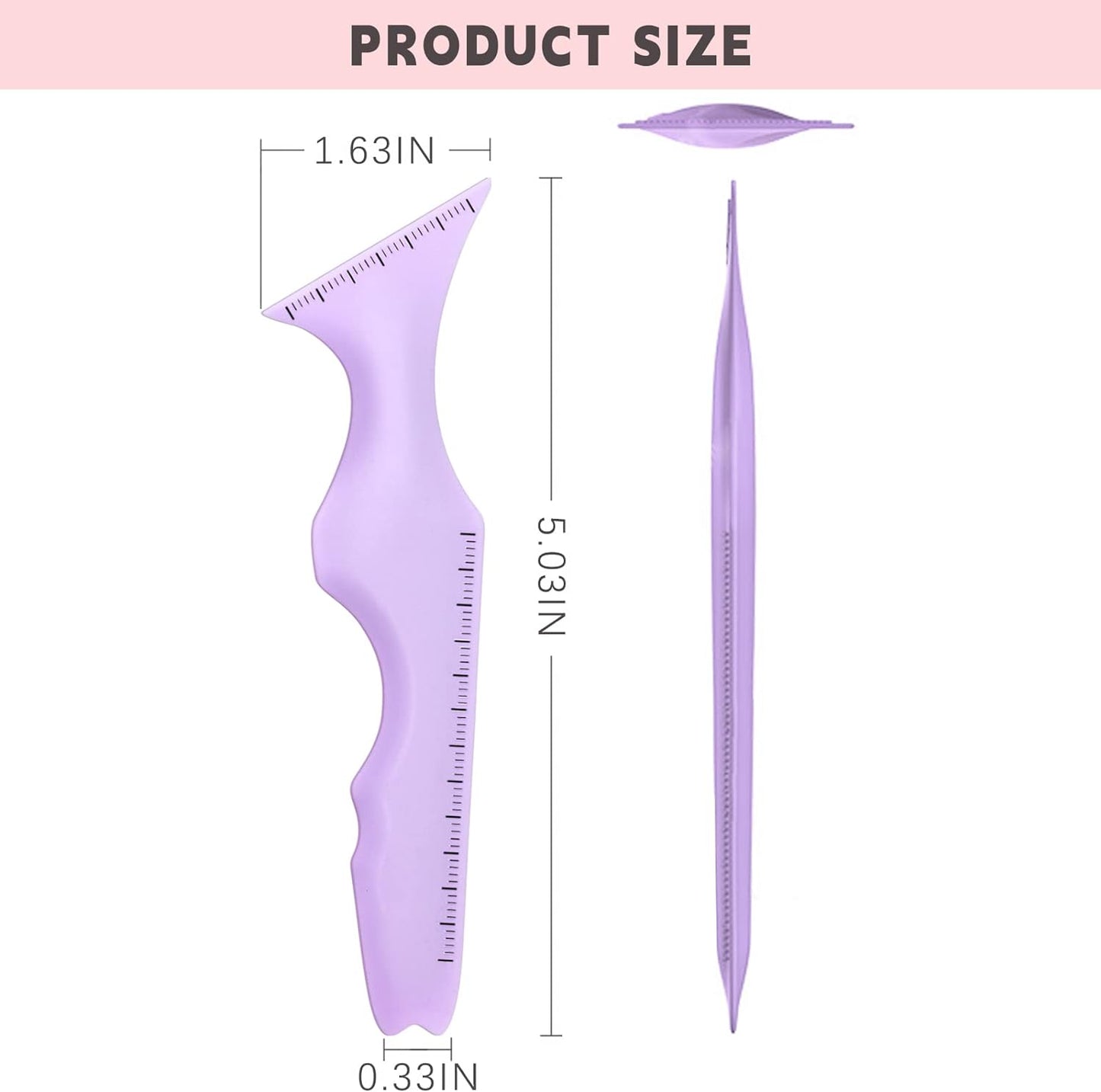 Silicone Makeup Ruler
