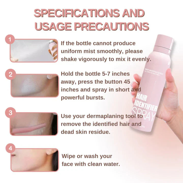 Magic Hair Identifier Spray (4x Tinkle Razor Included)