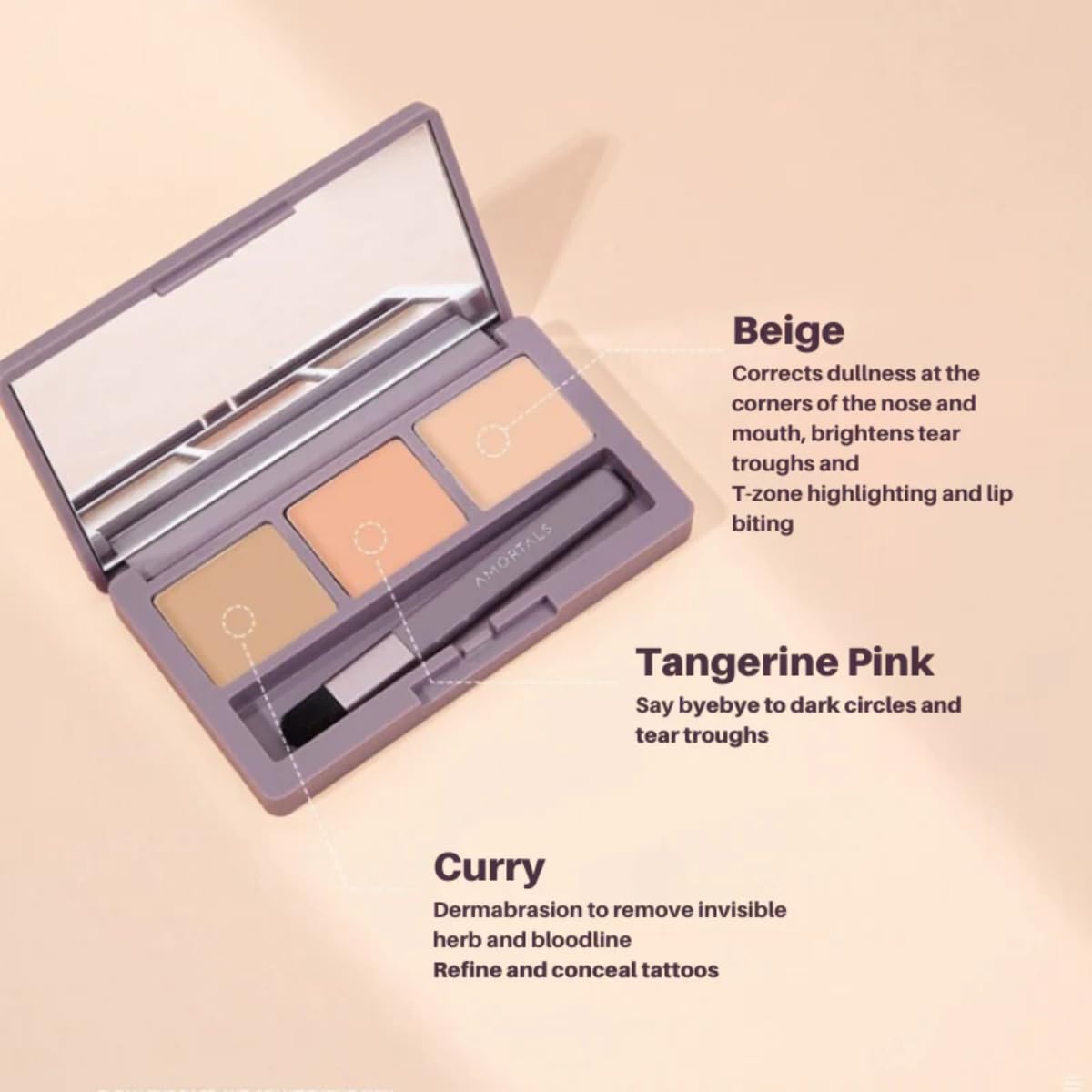 Three-color Concealer