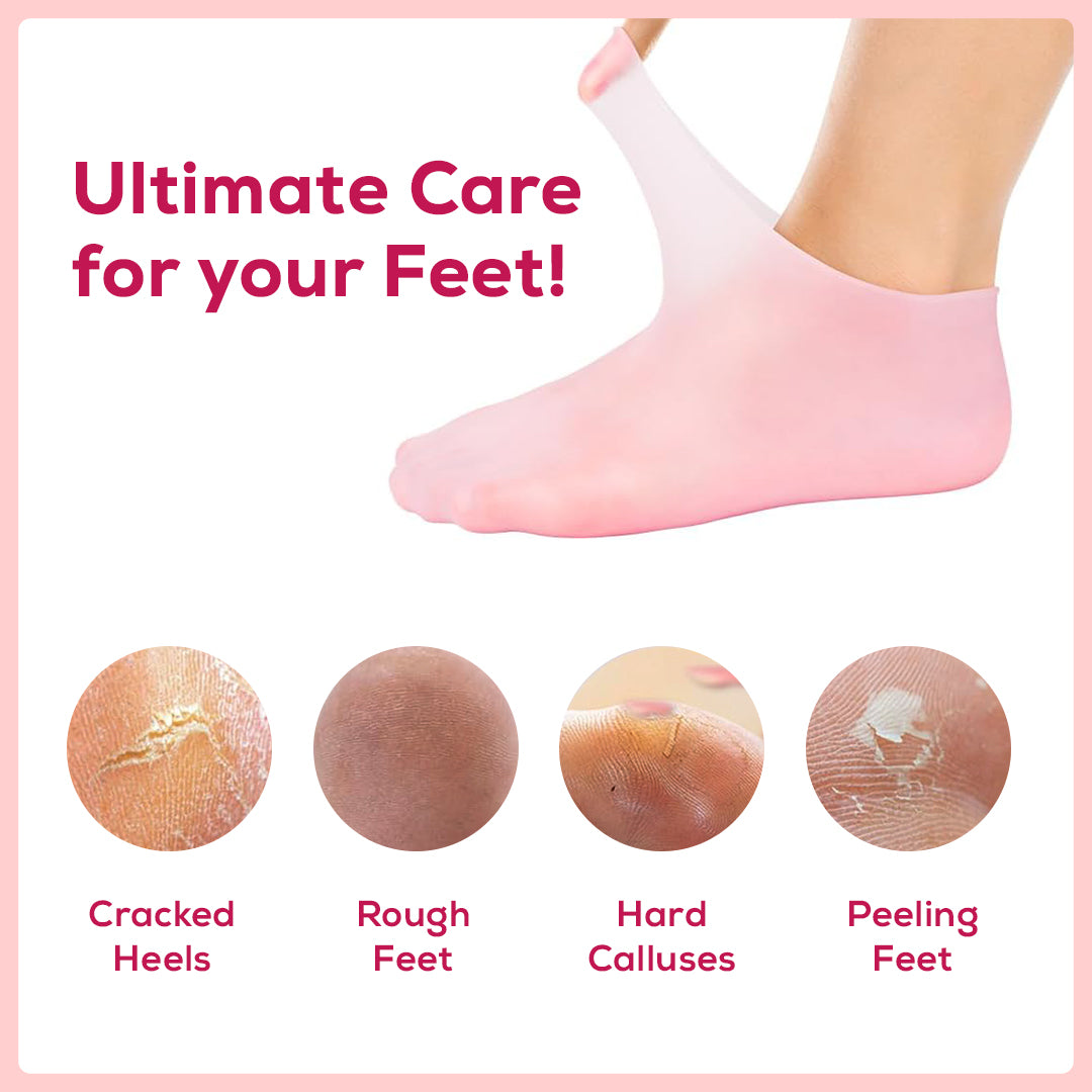 Silicon Foot Moisturizing Socks (Buy 1 Get 1 Free)
