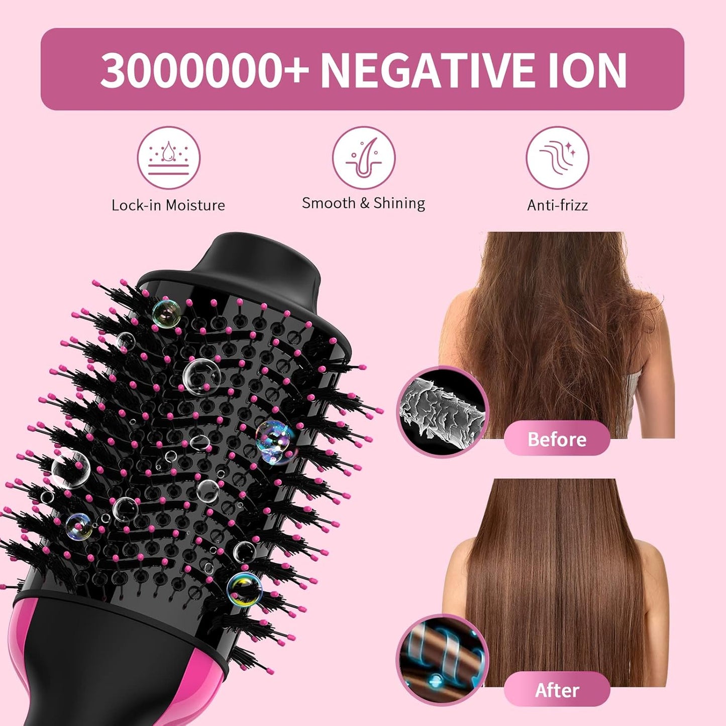 The All-in-One Hair Dryer Brush – Salon-Quality Volume and Smoothness!
