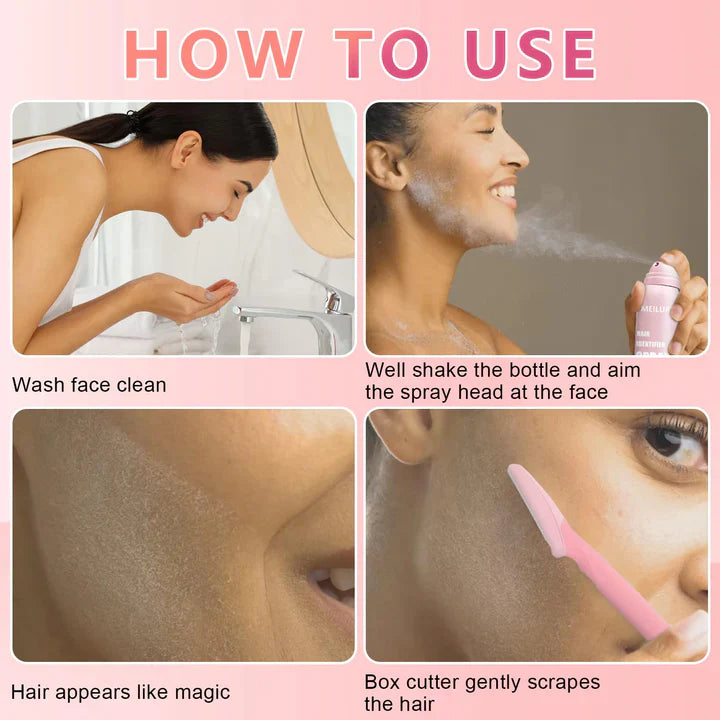 Magic Hair Identifier Spray (4x Tinkle Razor Included)