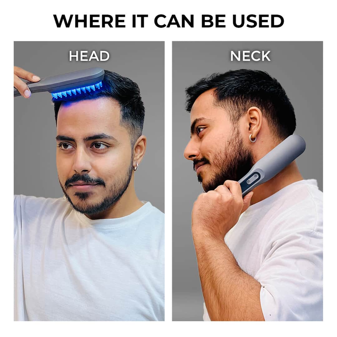 LED Hair Growth Comb & Scalp Massager