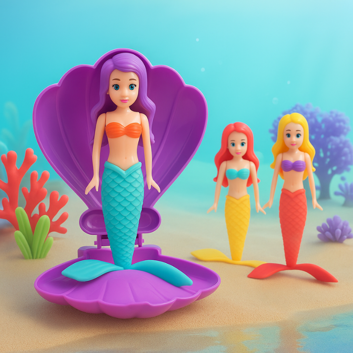 Surprise Mermaid Toy That Opens Underwater