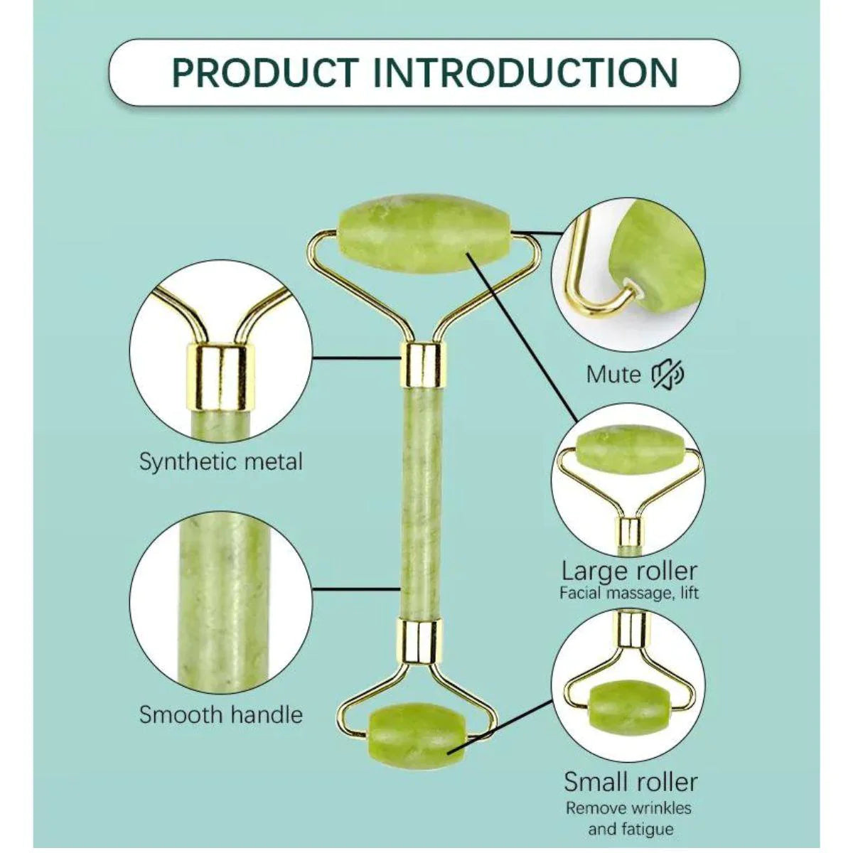 Facial Massager Jade Roller