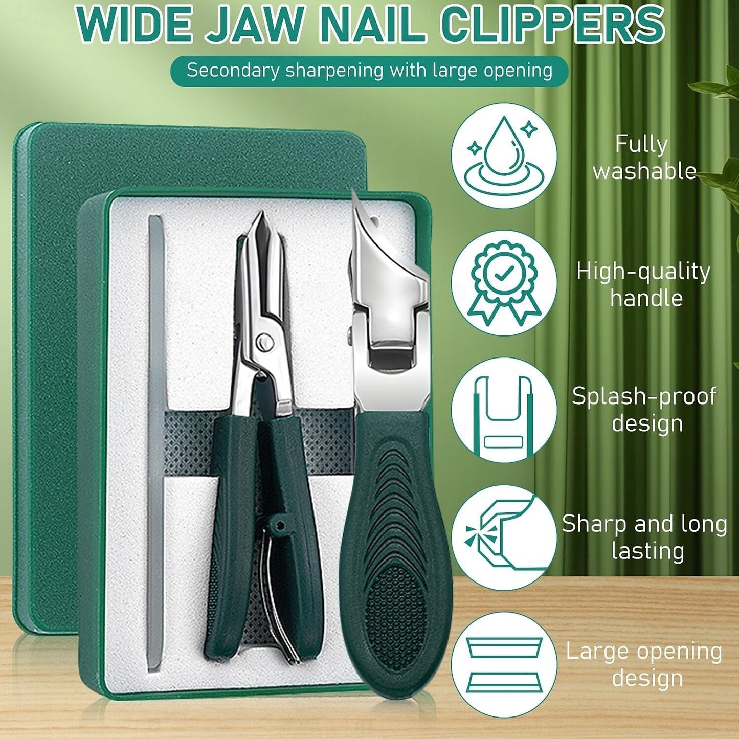 3-Piece Nail Clipper Set (With Filer)