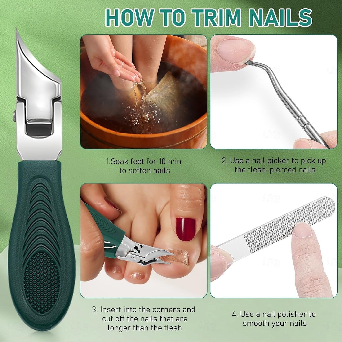 3-Piece Nail Clipper Set (With Filer)