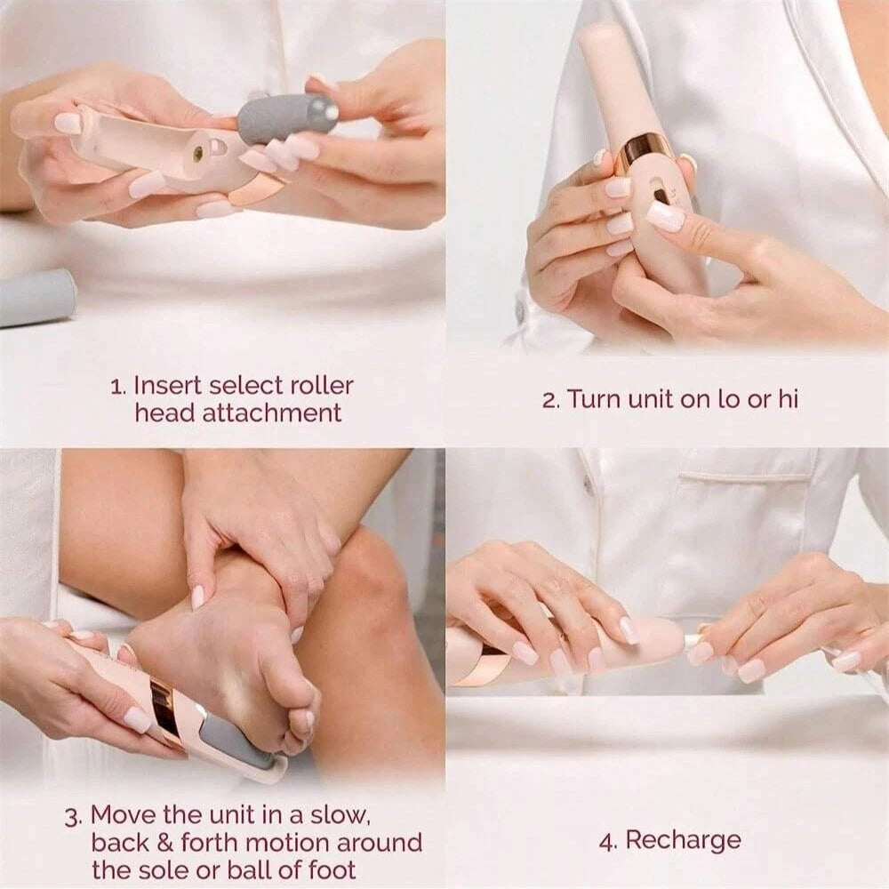 Electric Foot Callus Remover- Professional Foot Cleaner for Dead Skin
