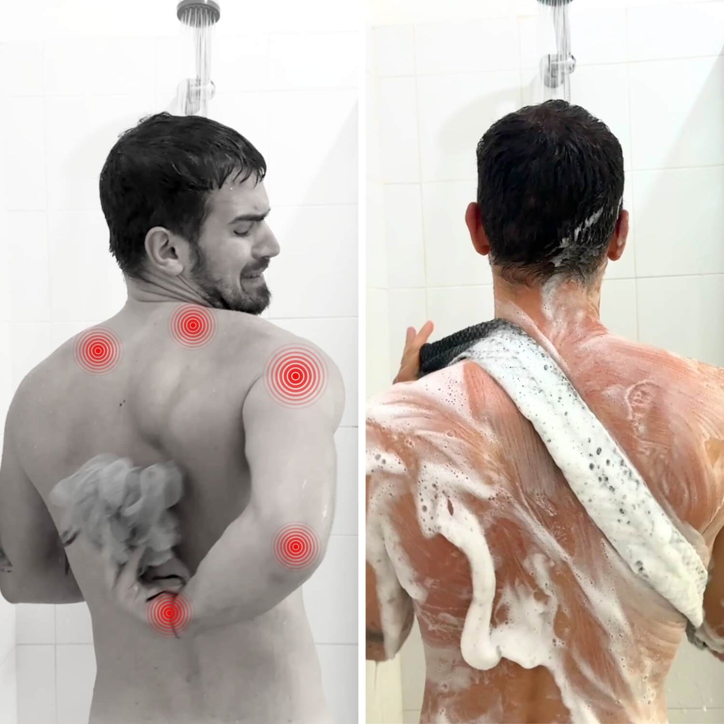 Urbane Beauty Exfoliating Antibacterial Shower Towel