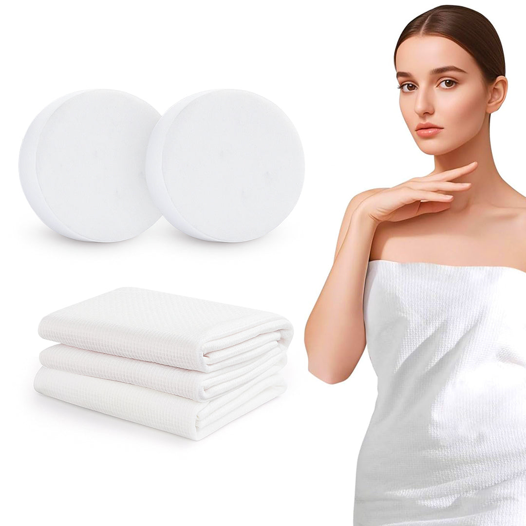 Compressed Bath Towel (Buy 1 Get 4 Free)