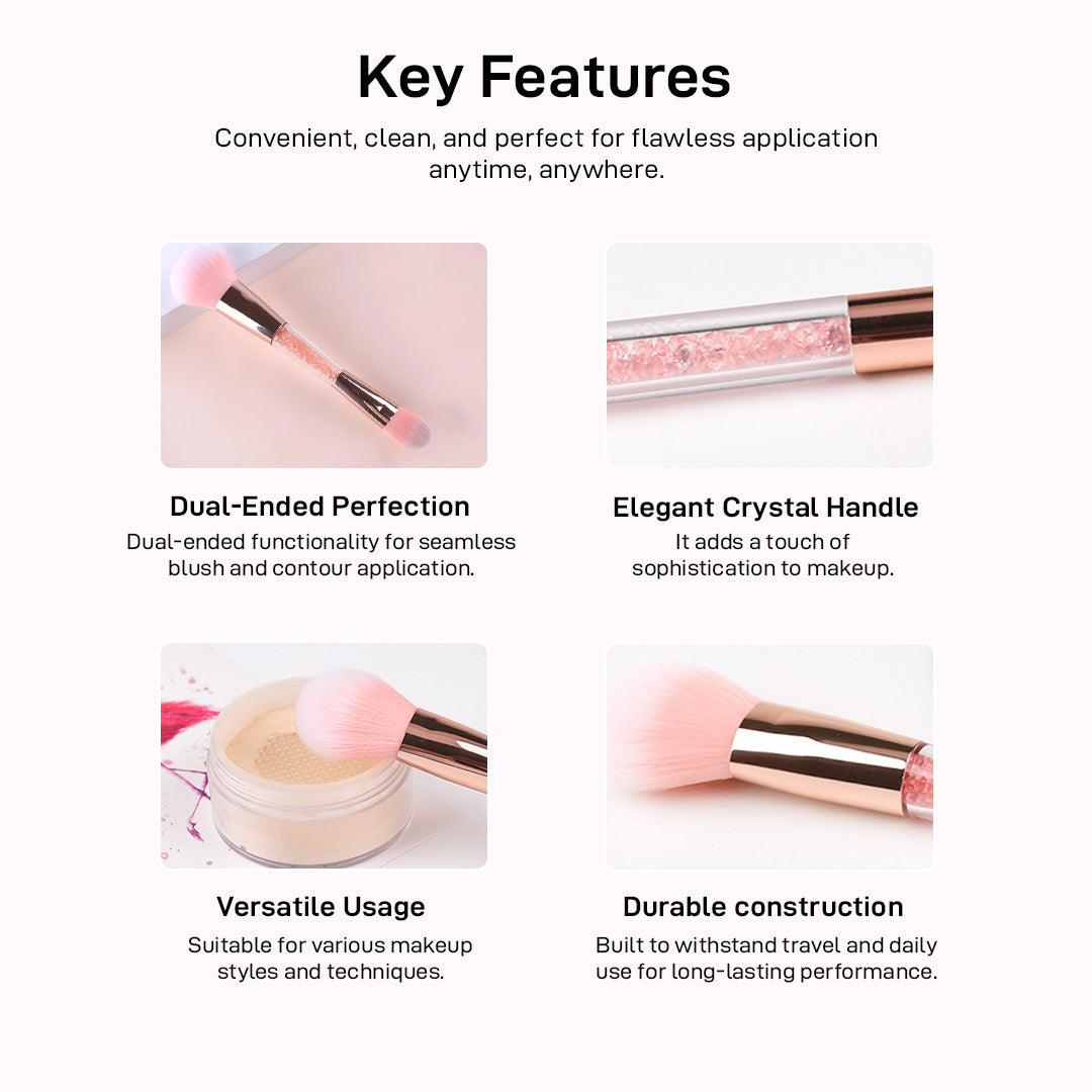 Crystal Blush and Contouring Brush