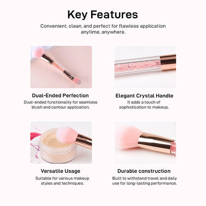 Crystal Blush and Contouring Brush