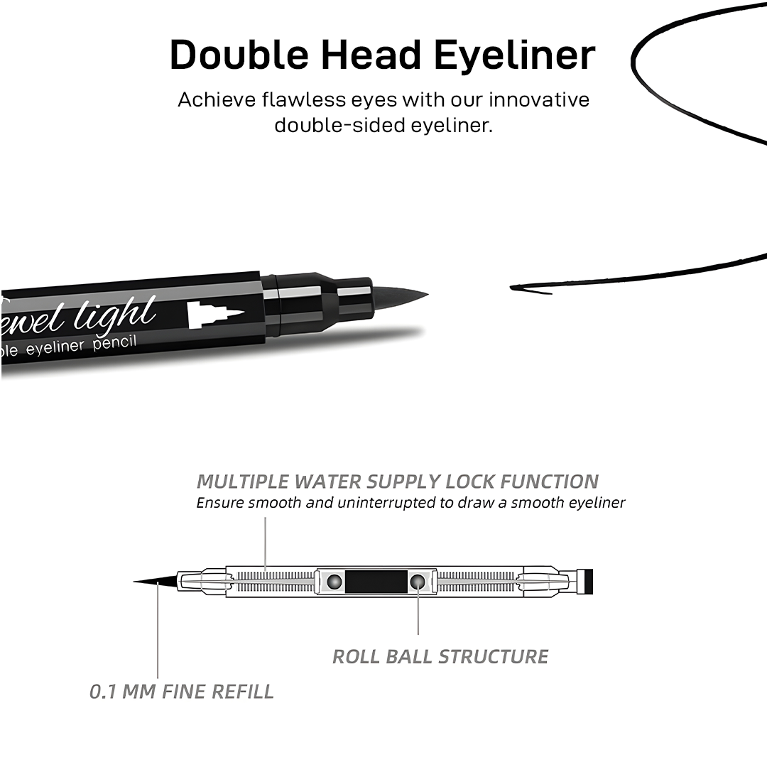 Cat-Eye Stamp Eyeliner (Pack of 2)