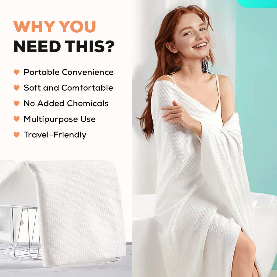 Compressed Bath Towel (Buy 1 Get 4 Free)