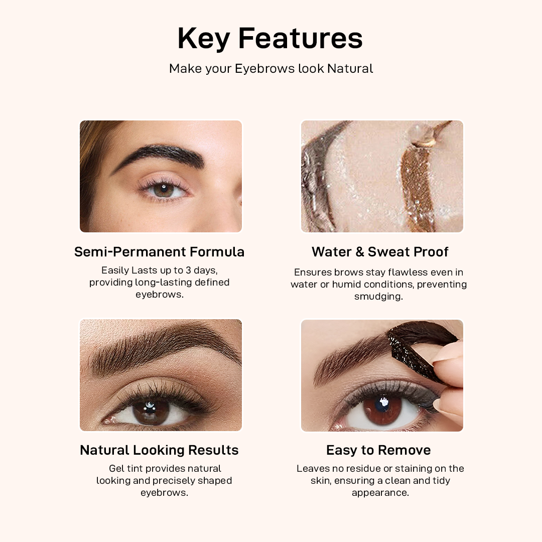 Waterproof Semi-permanent Eyebrow Gel