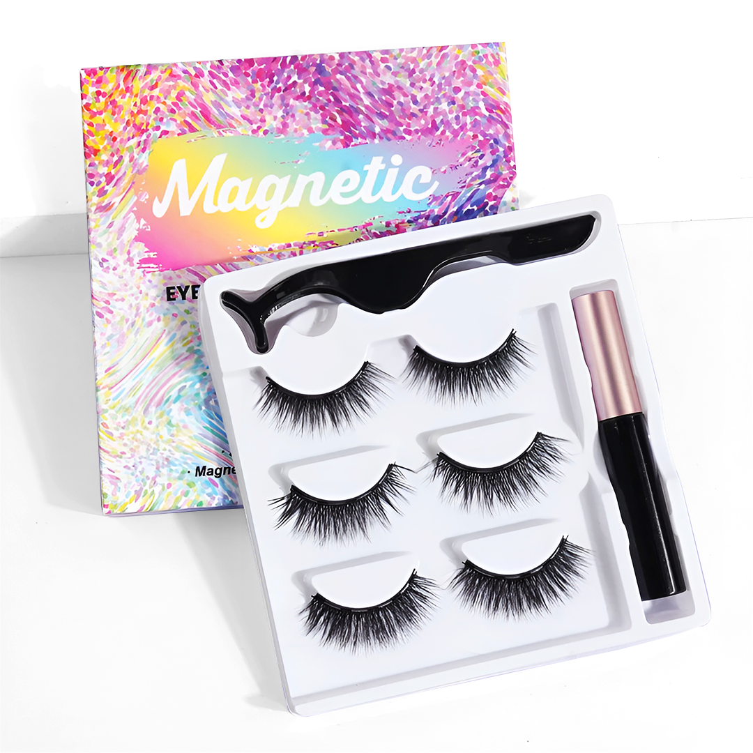 Magnetic Eyelashes With Eyeliner