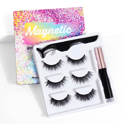 Magnetic Eyelashes With Eyeliner