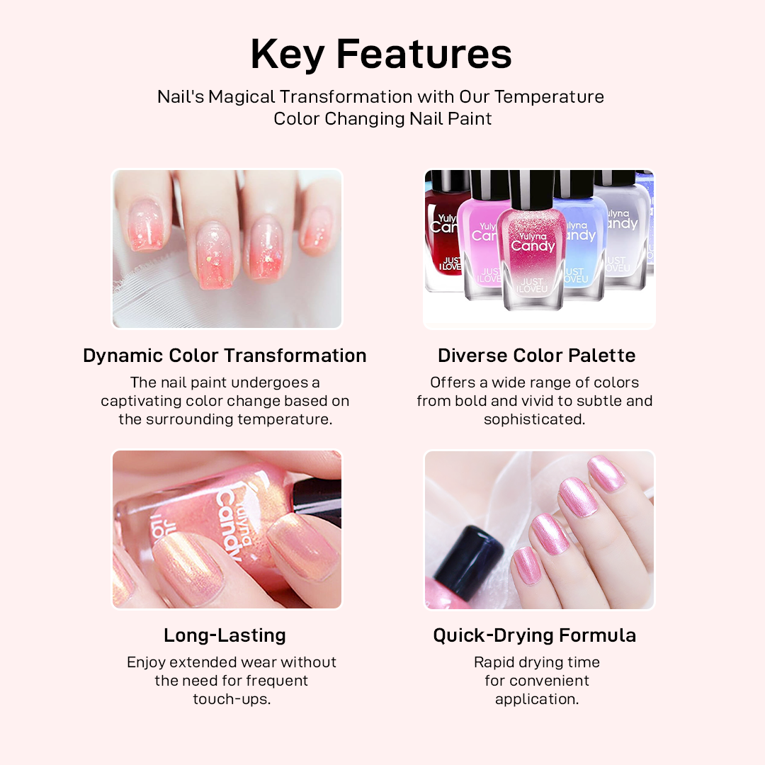 Color Changing Nail Polish (Pack Of 2)