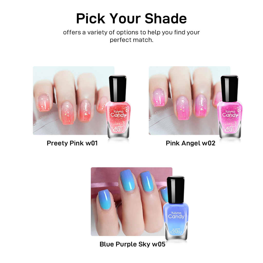 Color Changing Nail Polish (Pack Of 2)