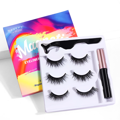 Magnetic Eyelashes With Eyeliner