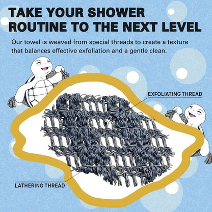 Urbane Beauty Exfoliating Antibacterial Shower Towel