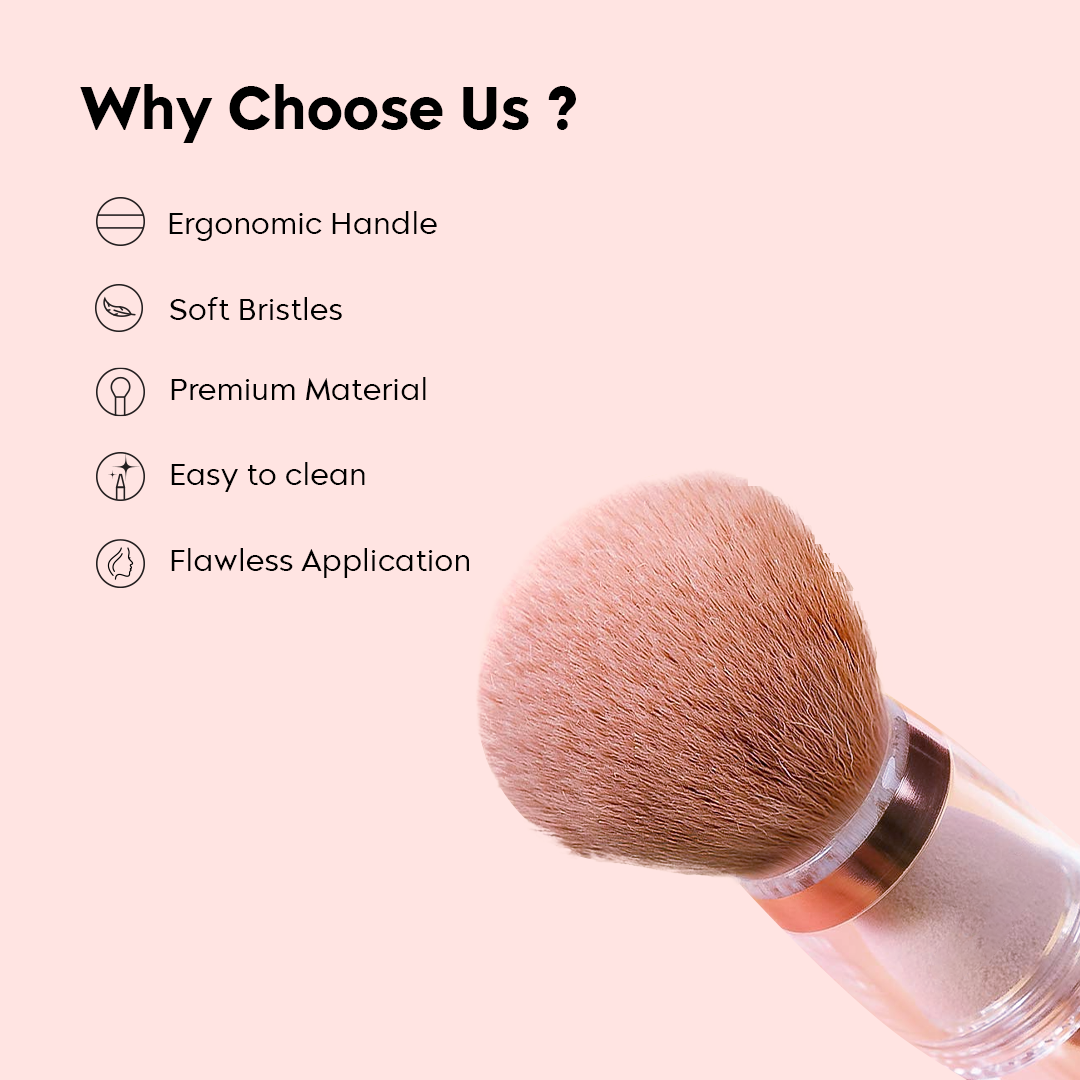 Three in One Makeup Brush Set