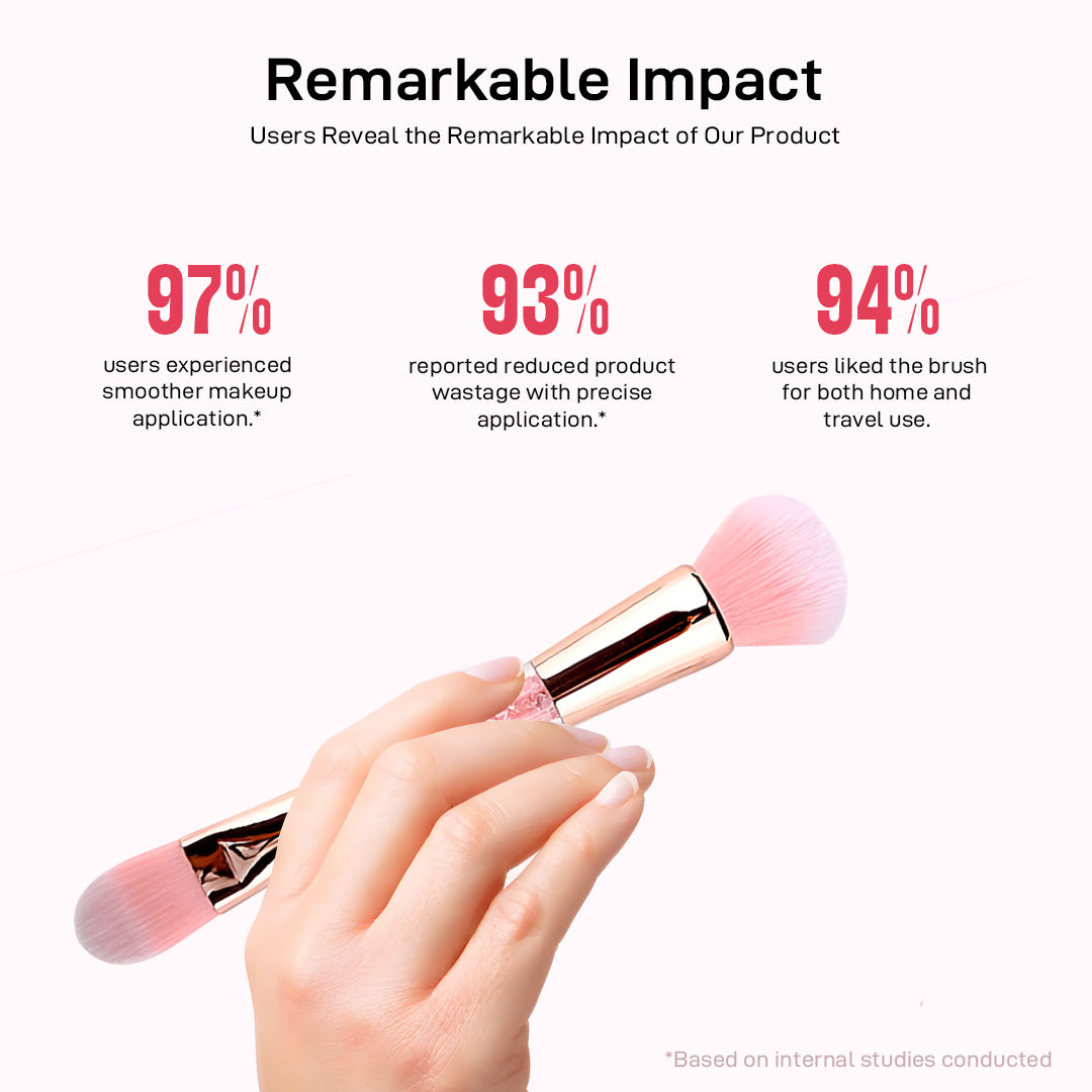 Crystal Blush and Contouring Brush