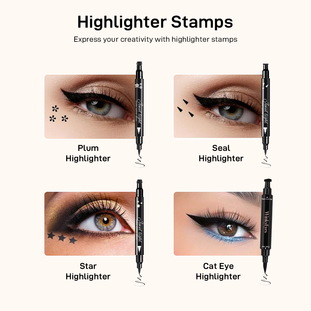 Cat-Eye Stamp Eyeliner (Pack of 2)