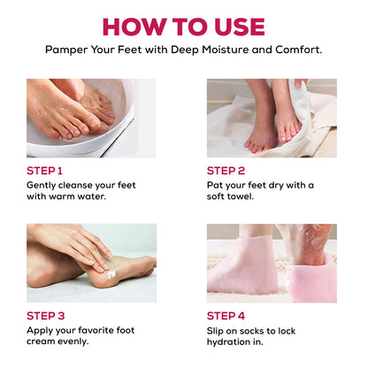 Silicon Foot Moisturizing Socks (Buy 1 Get 1 Free)