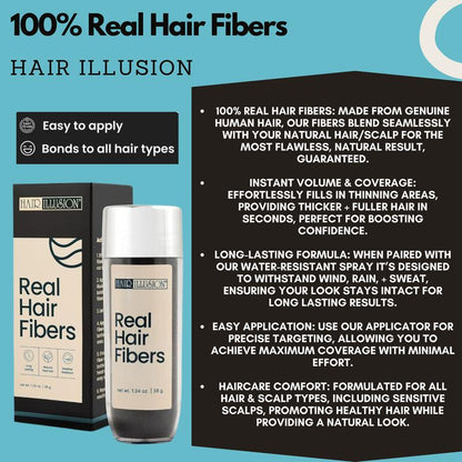 Hair Fibers Combo Kit