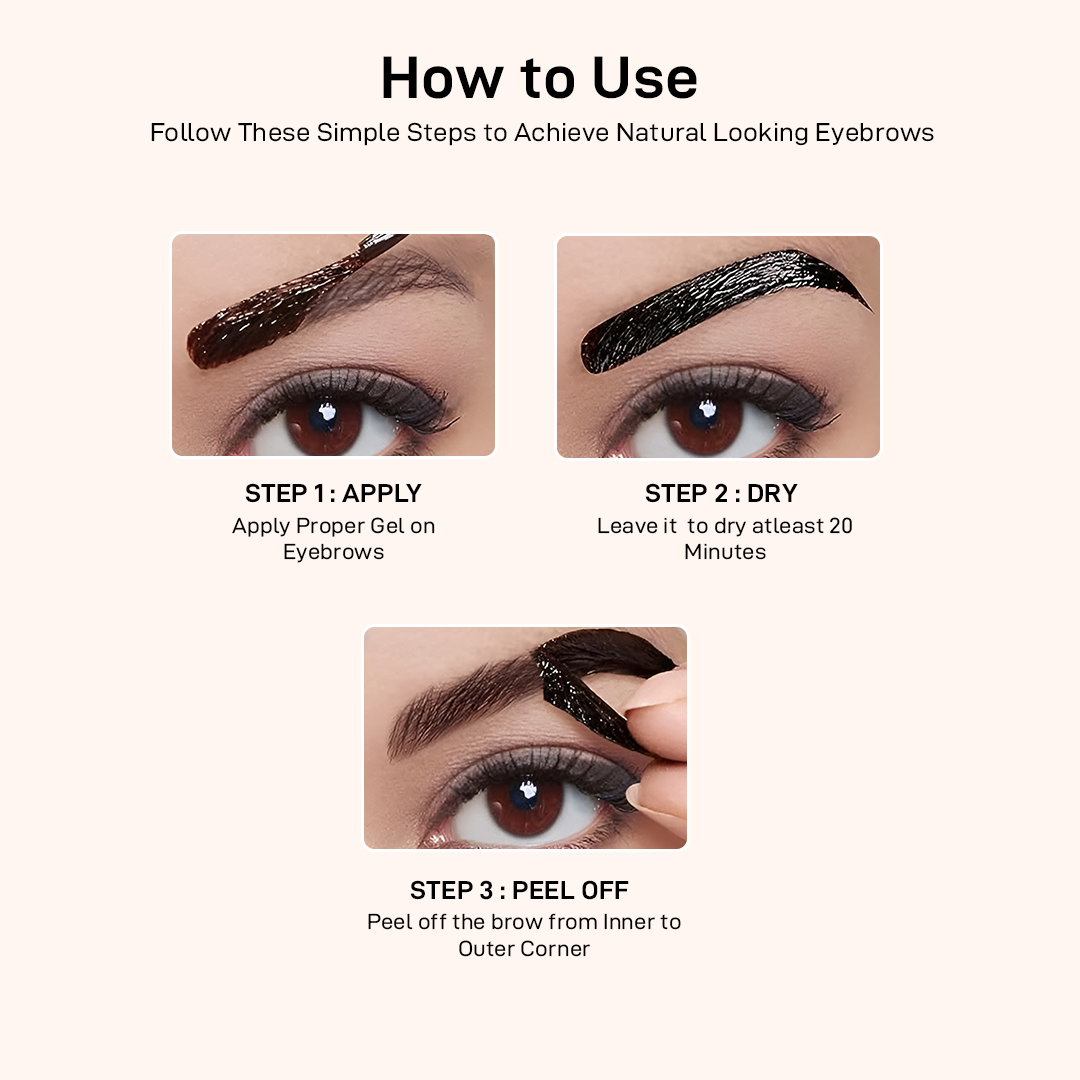 Waterproof Semi-permanent Eyebrow Gel