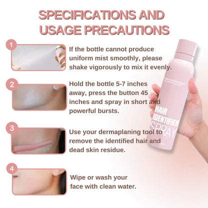 Magic Hair Identifier Spray (4x Tinkle Razor Included)