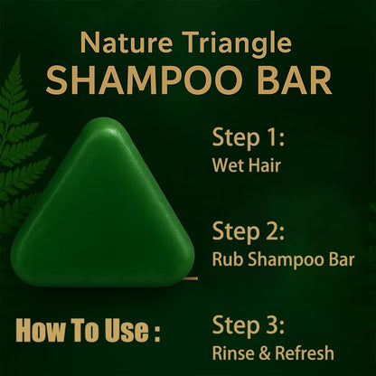 Nature Triangle Shampoo Bar (Buy 1 Get 1 Free)
