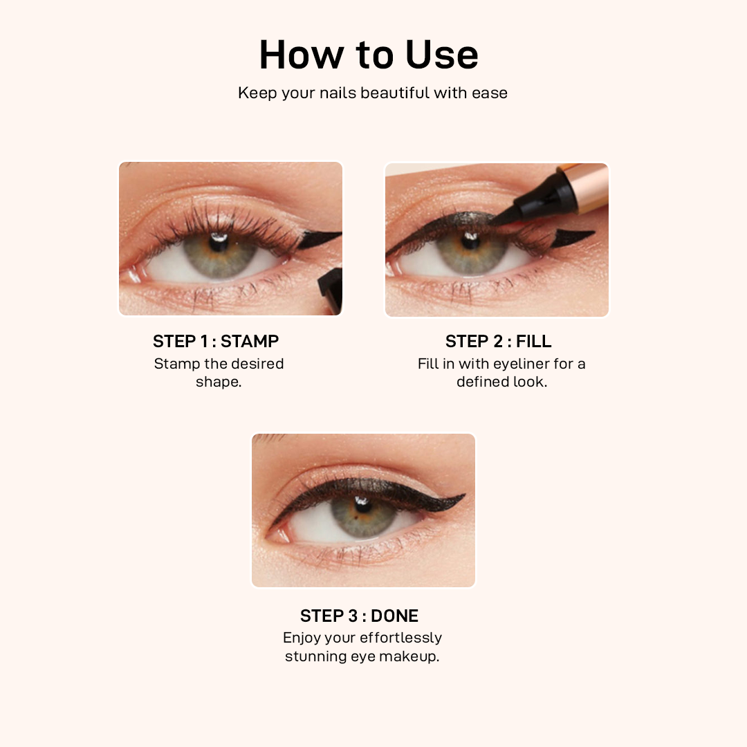 Cat-Eye Stamp Eyeliner (Pack of 2)