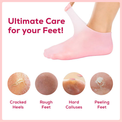 Silicon Foot Moisturizing Socks (Buy 1 Get 1 Free)