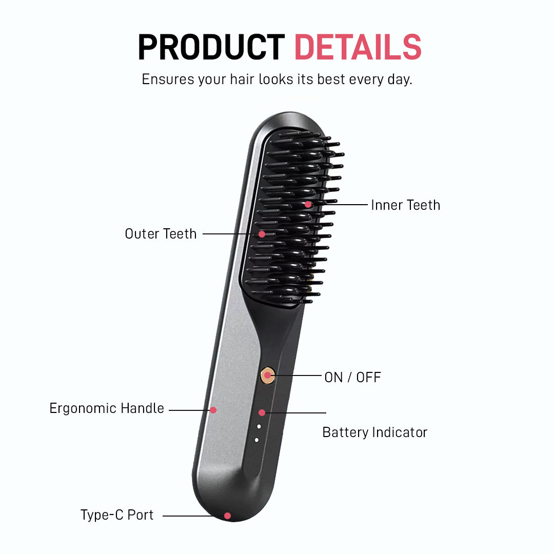 Cordless Hair Styler Brush