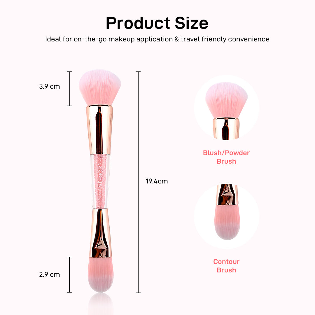 Crystal Blush and Contouring Brush