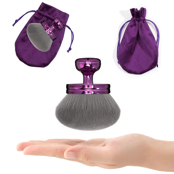 Glow Body Brush with Drawstring Velvet Bag (Buy 1 Get 1 Free)