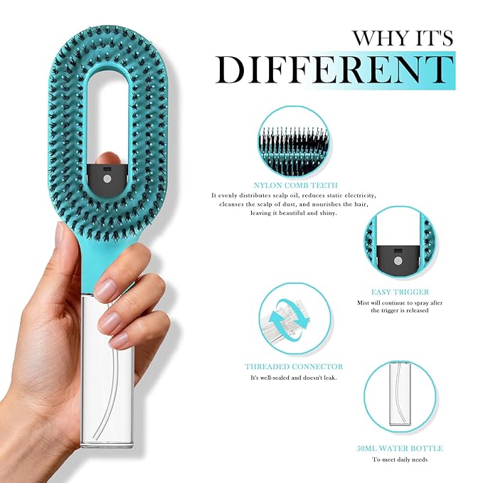 2-in-1 Detangle & Hydration Brush for Hair & Beard