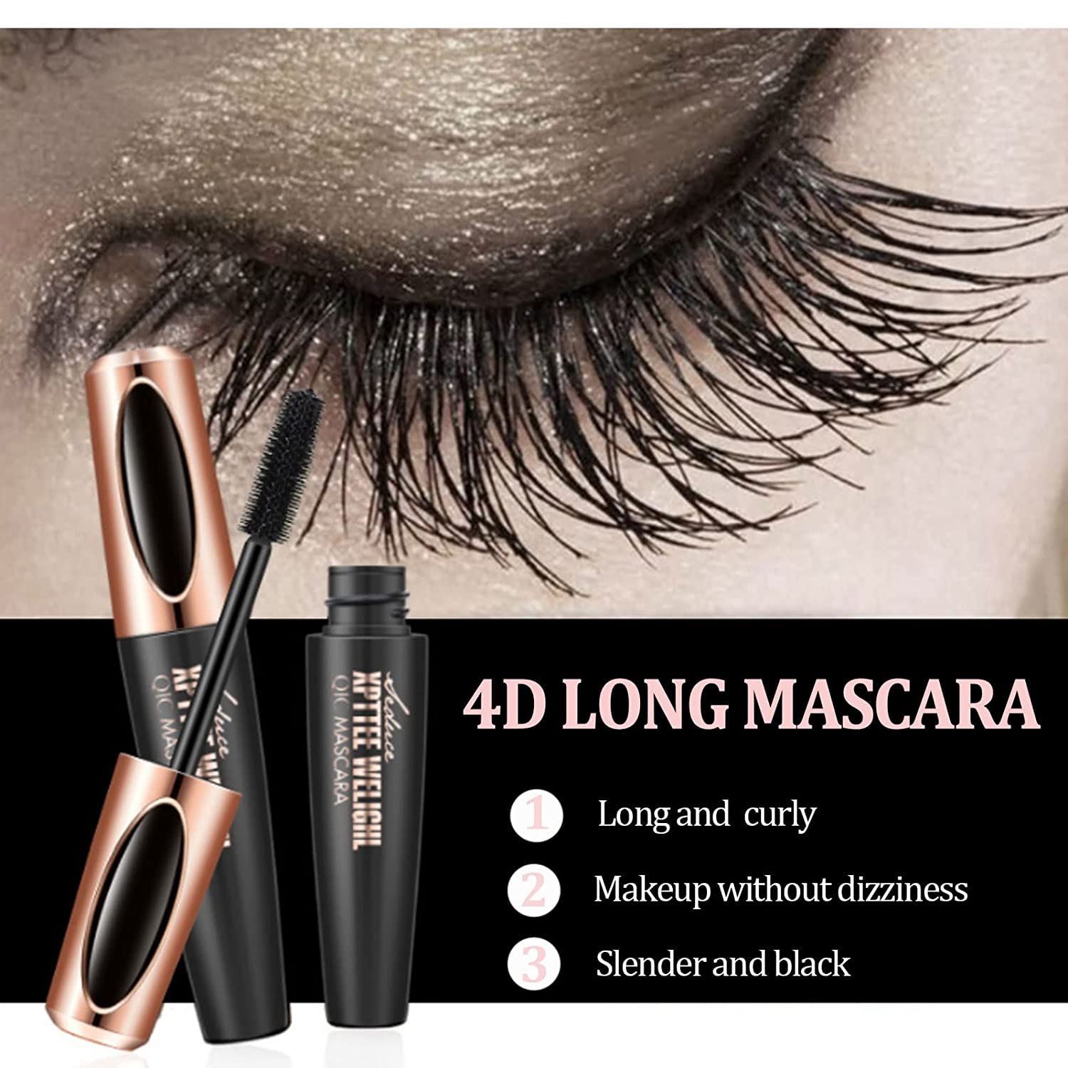 4D Silk Fiber Eyelash Mascara