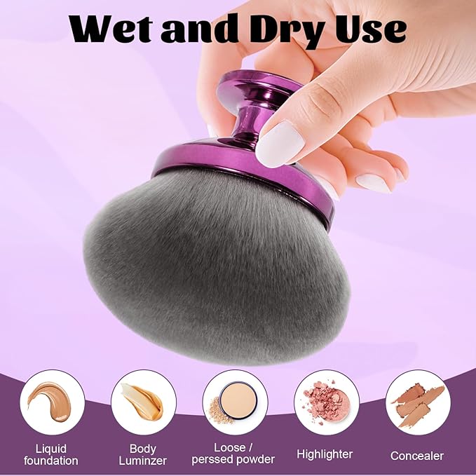 Glow Body Brush with Drawstring Velvet Bag (Buy 1 Get 1 Free)