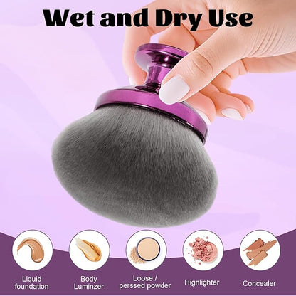 Glow Body Brush with Drawstring Velvet Bag (Buy 1 Get 1 Free)