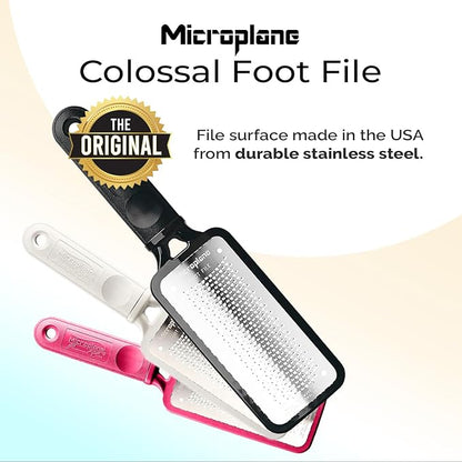 Microplane Colossal Pedicure Rasp, Black Foot Filer