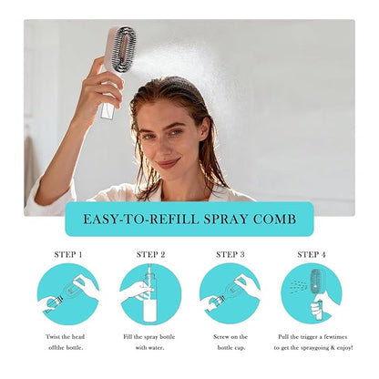 2-in-1 Detangle & Hydration Brush for Hair & Beard