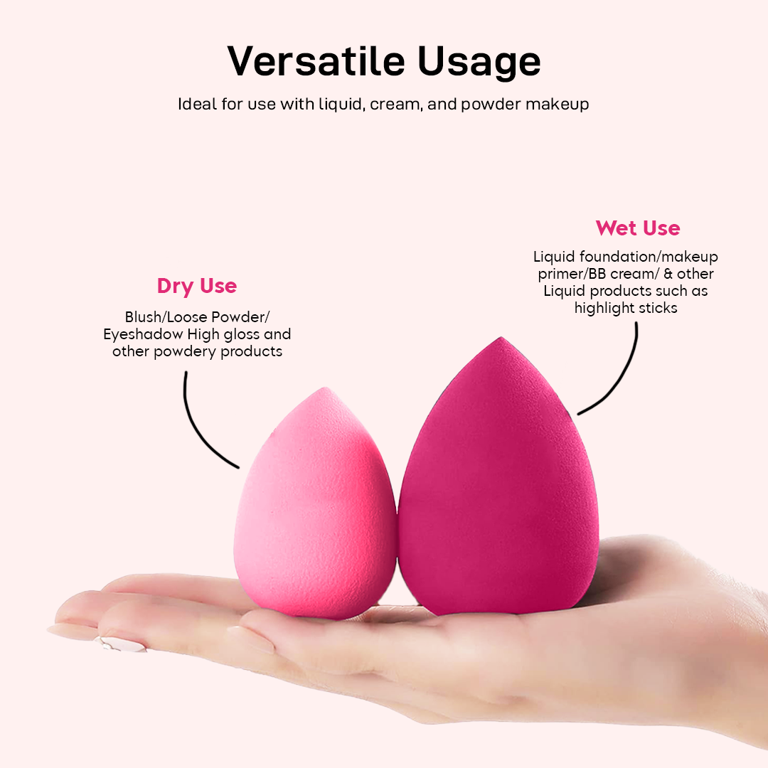 Beauty Blender Set With Jar