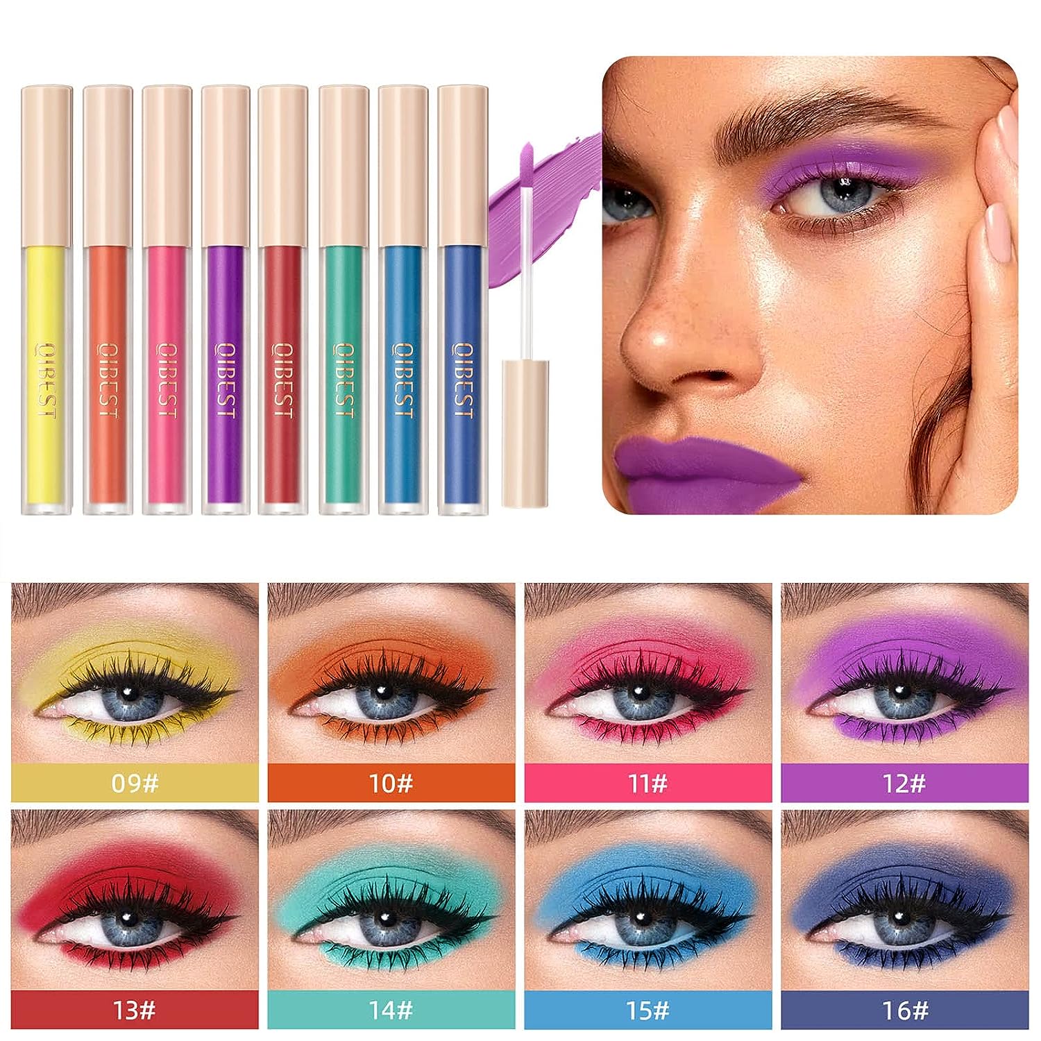 Colored Liquid Matte Eyeshadow