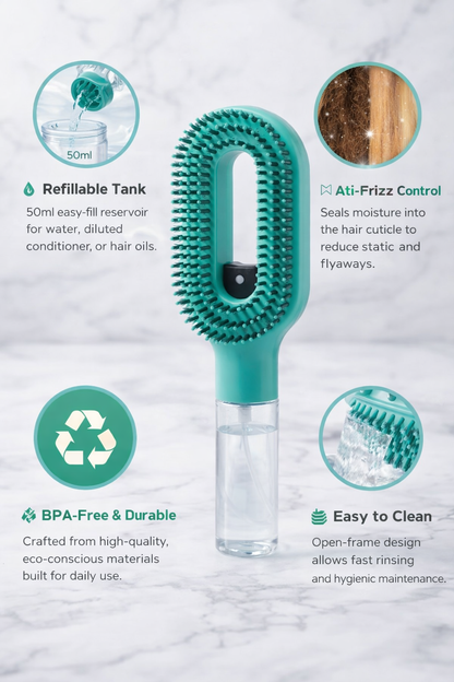 2-in-1 Detangle & Hydration Brush for Hair & Beard